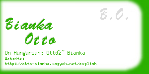 bianka otto business card